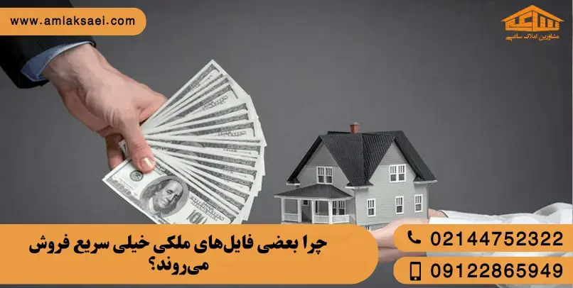 چرا بعضی فایلهای ملکی خیلی سریع فروش میروند؟ چرا بعضی فایلهای ملکی خیلی سریع فروش میروند؟