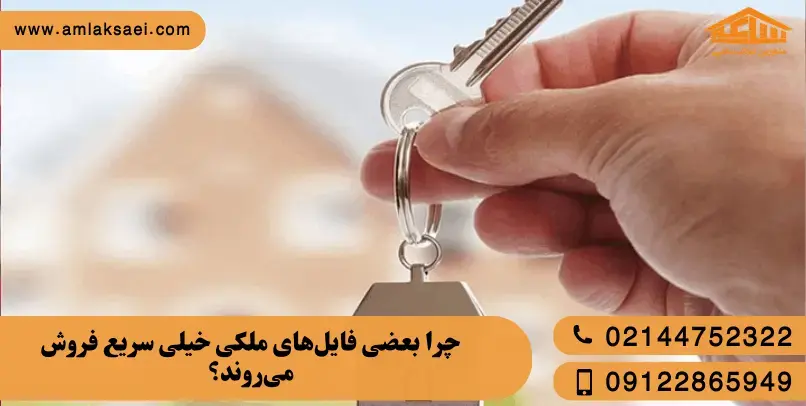 چرا بعضی فایل‌های ملکی خیلی سریع فروش می‌روند؟